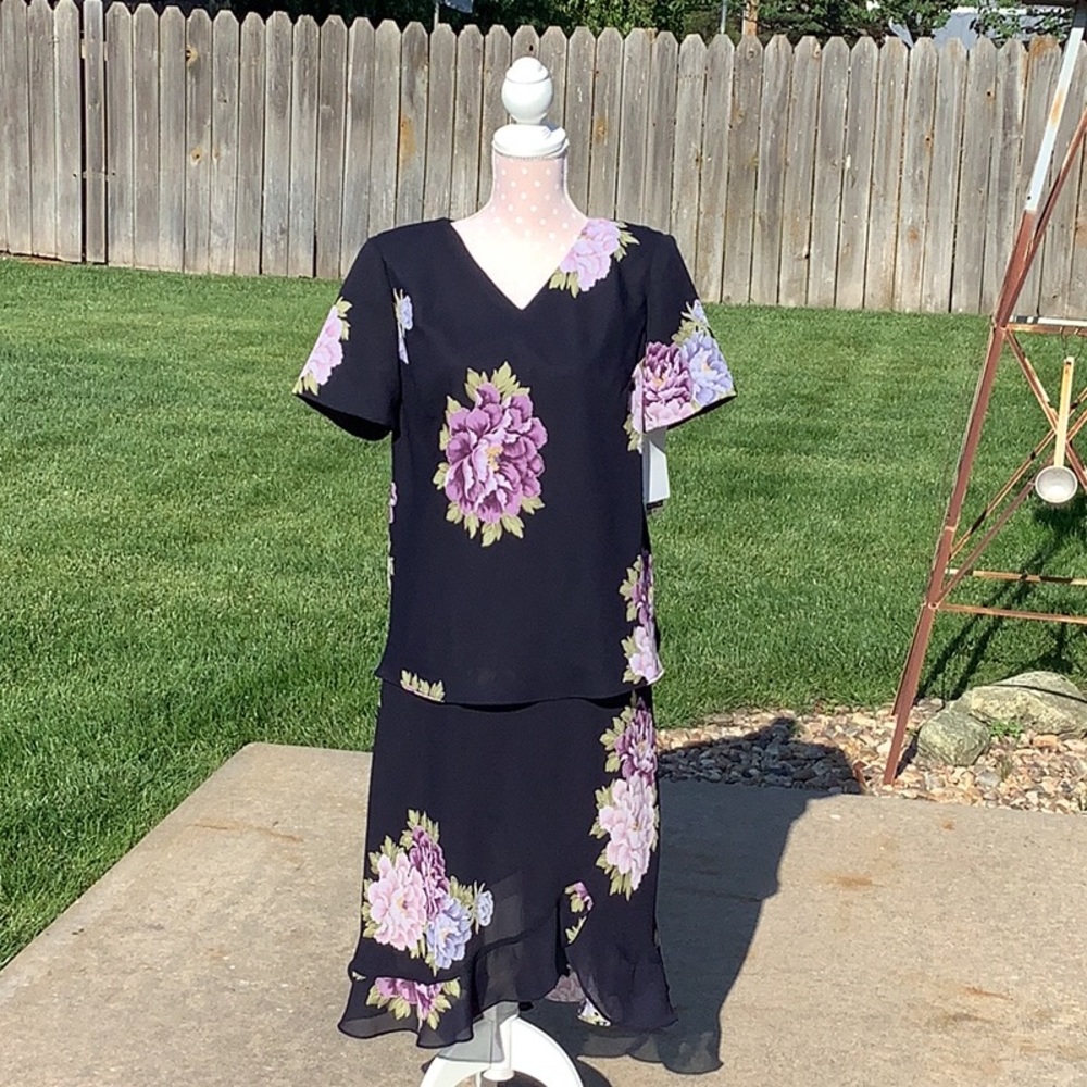 NWT Vintage Jessica Howard 2pc Skirt Set. 14 Petite